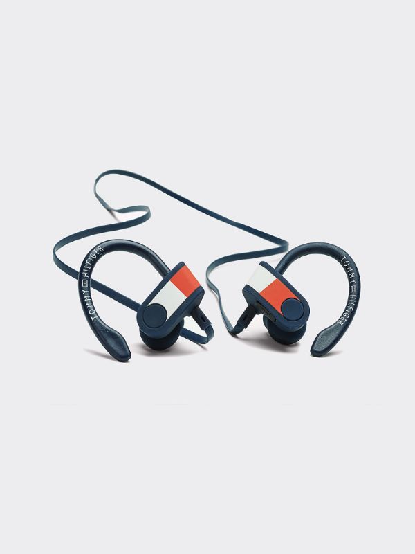 Photo 2 of Tommy Hilfiger Wireless Sport Headset - Wirelss Sport Headset with HD sound quality. Quick synch with smartphone and tablets - Premium secure fit earhook design ensures max stability and comfort - Up to 8 hours of play time - Bluetooth Version 5 -