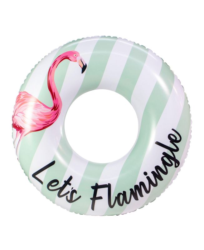 Photo 1 of Poolcandy Large 'Let's Flamingle' Pool Tube, 42" - Show off your style with the large 'let's flamingle' pool tube from PoolCandy. This pool tube looks amazing and is one of the best ways to relax and cool off in the summer. Product dimensions - 42" L x 42