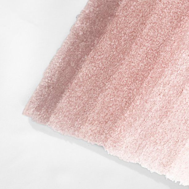 Photo 2 of Blossom & Vine 2 Piece Ombre Stripe Bath Rug, 17 x 24 & 20 x 30 , Pink, Polyester - Create a place of comfort, style, and functionality with our Blossom and Vine Soho Ombre Tufted Stripe 2 PC Bath Rug Set. This set comes in various colors such as: blue, g