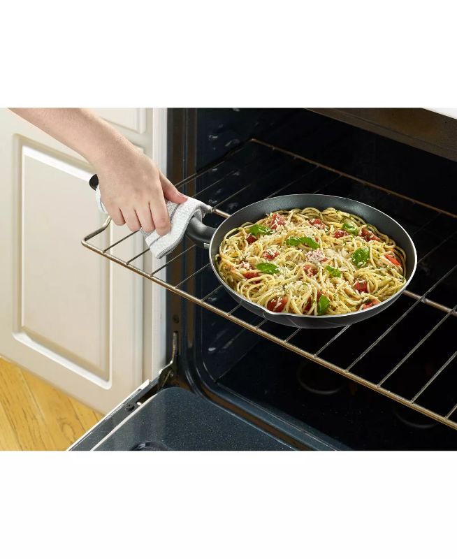 Photo 1 of T-fal Culinaire Nonstick 8" Frypan, 10.25" Griddle, and 1QT Saucepan with lid, 4-Piece Set, Black T-fal Culinaire Non-stick 4-Piece set is designed with the everyday chef in mind. Includes 8" Fry pan, 10.25" Griddle, and 1-qt. Saucepan with lid, which sta