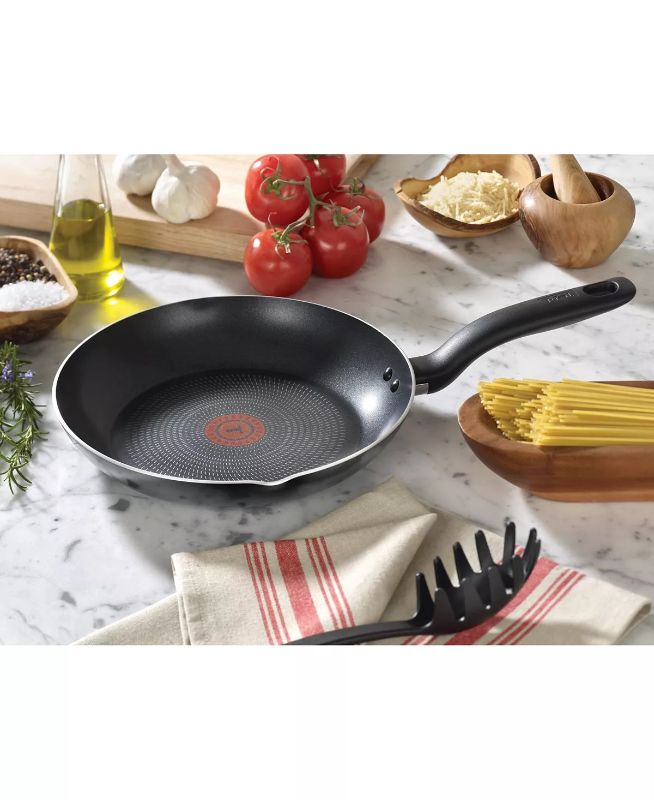 Photo 4 of T-fal Culinaire Nonstick 8" Frypan, 10.25" Griddle, and 1QT Saucepan with lid, 4-Piece Set, Black T-fal Culinaire Non-stick 4-Piece set is designed with the everyday chef in mind. Includes 8" Fry pan, 10.25" Griddle, and 1-qt. Saucepan with lid, which sta