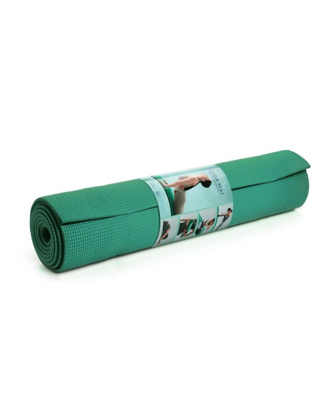 Photo 1 of Lomi Fitness Yoga Mat with Slip Free Material Emerald 68in X 24in - Practice your yoga floor exercises in ultra comfort and style with this yoga mat. This mat is uniquely designed for you to perform a variety of routines at various intensity levels. Light