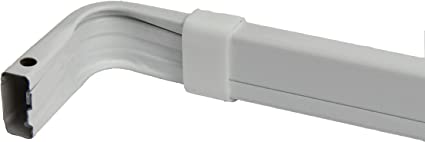 Photo 3 of Rod Desyne Lockseam 2-Inch Clearance Window Curtain Rod Set, 48 to 84-Inch