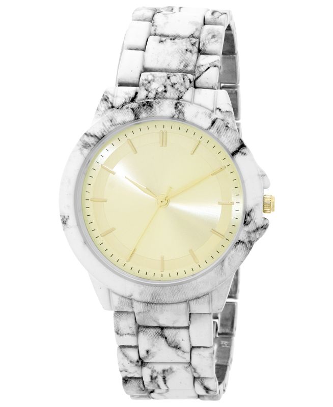 Photo 1 of INC International Concepts Women's Marble-Tone Bracelet Watch 38mm, Created for Macy's