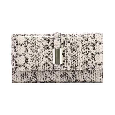 Photo 1 of Alfani Bangle Organizer Wallet, Created for Macy's. Alfani's Bangle Organizer is the perfect wallet that never goes out of style with its timeless shape and practical organizational features. 7-1/2"W x 4-1/4"H x 1"D; 0.25 lbs approx. weight. Magnetic snap