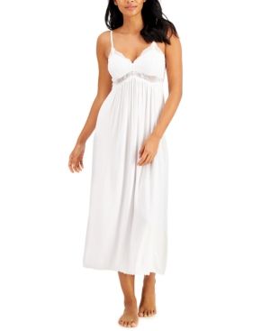 Photo 1 of Size Small - INC International Concepts Knit Lace Cup Long Nightgown Lingerie, Created for Macy's