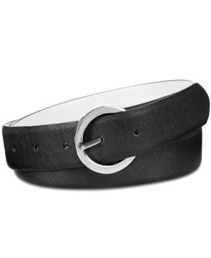 Photo 1 of Size Large -STEVE MADDEN Saffiano Reversible Belt. Found it: the perfect Steve Madden belt to accentuate your jeans (with a smooth-to-saffiano reversible band, too).