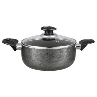 Photo 1 of Brooklyn  5-qt. Dutch oven with lid Open up new worlds of cooking with this stunning piece  from Brooklyn Steel Co.'s Milky Way collection. Aluminum, combined with multi-layer nonstick interiors, provide fast and even heating as well as superior performan