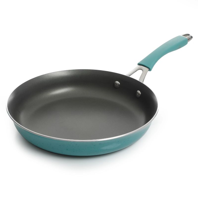 Photo 1 of GreenPan Rio Healthy Ceramic Nonstick 7" Frying Pan Skillet, PFAS-Free, Dishwasher Safe, Turquoise 8"