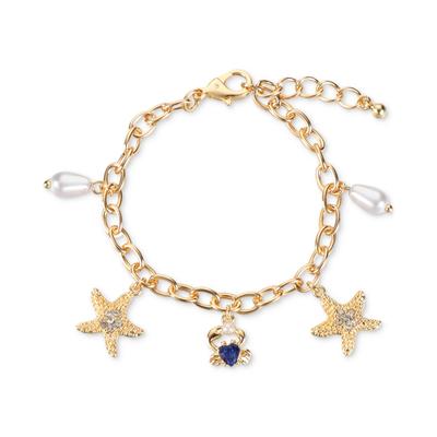 Photo 1 of Charter Club Gold-Tone Starfish Charm Bracelet, Created for Macy's - Gold