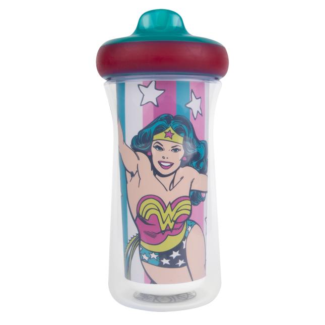 Photo 1 of DC Superhero Girls Comics Wonder Woman Retro 9oz Insulated Sippy Cup, Multicolor