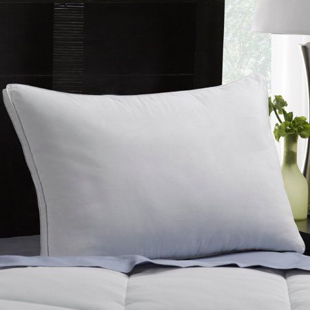 Photo 1 of Ella Jayne Hotel Overstuffed Luxury Plush Medium/Firm Gusseted Microfiber Side & Back Sleeper Pillow - White - Size Standard. From the Hotel Collection. This microfiber sleeper pillow set brings the luxury of hotel bedding to your home, so that you can ge