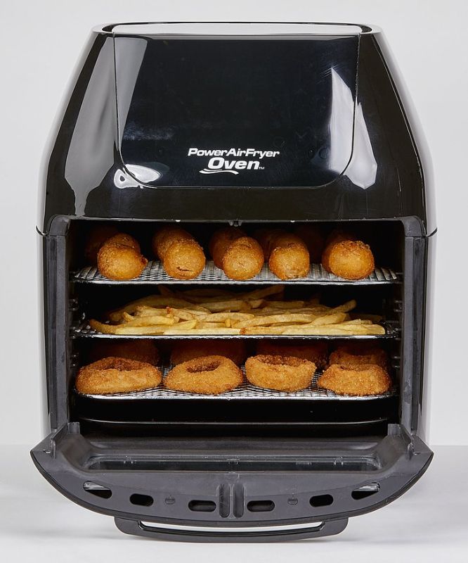 Photo 3 of Power Air Fryer Oven 6qt By Tristar Everybody loves fried food. French fries, chicken parmesan, coconut shrimp, crispy fried chicken and spicy hot wings are all items virtually guaranteed to get people hungry. What people don’t love is all the oil and fry