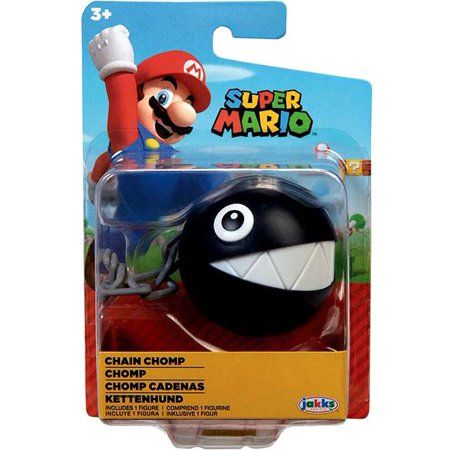 Photo 1 of World of Nintendo Wave 28 Chain Chomp Mini Figure.