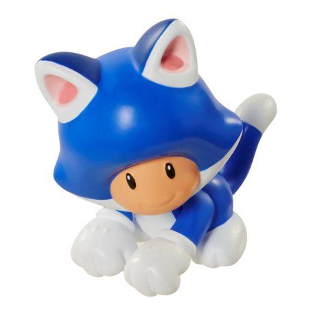 Photo 1 of World of Nintendo 2.5" Cat Toad Action Figure. Nintendo 2.5 Limited Articulation Cat Toad