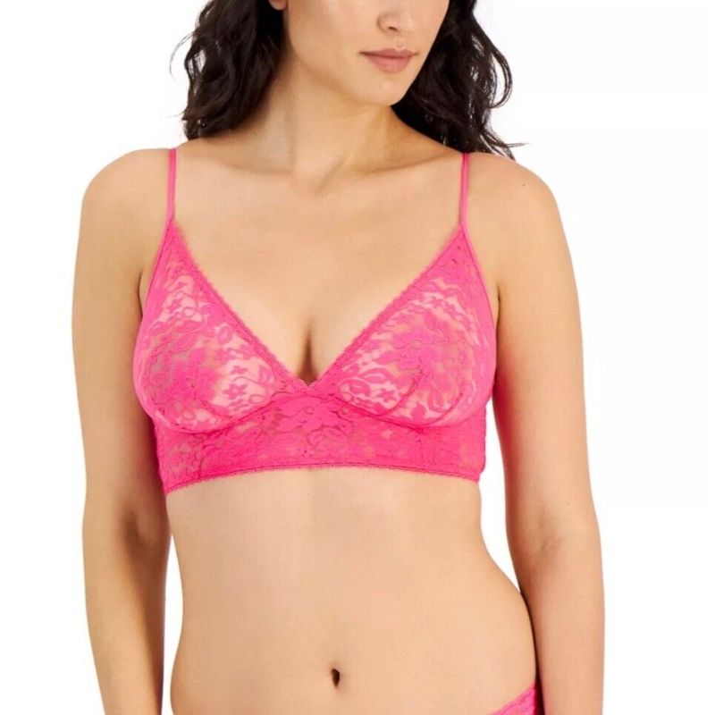 Photo 1 of SIZE M -  INTERNATIONAL CONCEPTS Women's Lace Bralette Lingerie Pink Gemstone M