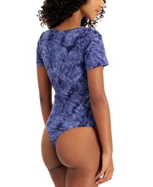 Photo 2 of SIZE SMALL - With a comfy scoop neck and short sleeves, Jenni sets you up for versatile style and total comfort with this ribbed stretch cotton bodysuit.
Coverage: Thong; little to no back coverage, Created for Macy's, Closure: Snap closure.