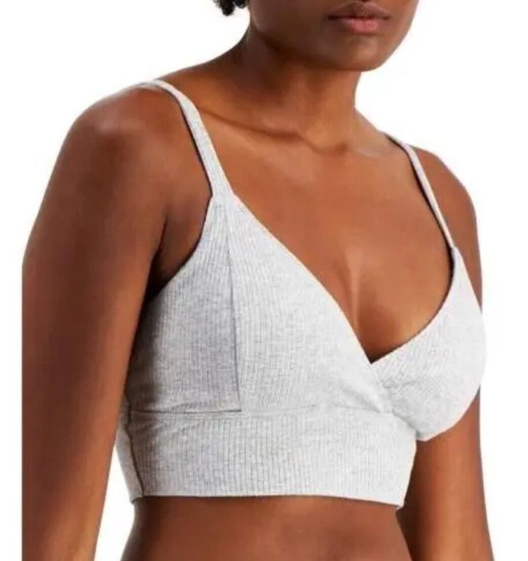 Photo 1 of SIZE XLARGE - Jenni's ribbed bralette is a cute and comfy everyday style essential to any wardrobe. Coverage: Moderate coverage, Support: Moderate support, Straps: Adjustable straps, Cups: Removable cups, Closure: Pullover, Created for Macy's