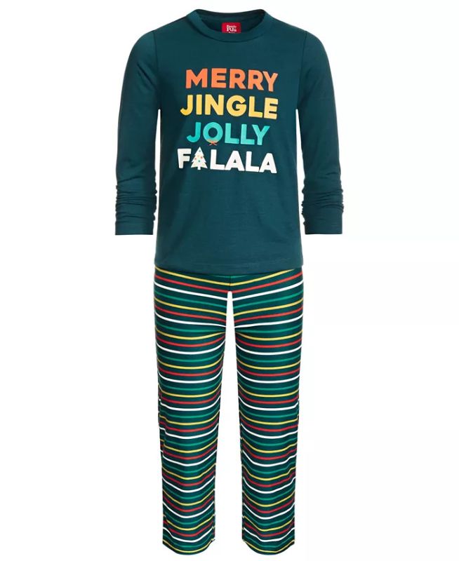 Photo 1 of SIZE S (6-7). Matching Kid's Merry Jingle Mix It Family Pajama Set, Created for Macy's. Snuggle up on Christmas morning in this matching pajama set!
Search 'Family Pajamas Merry Jingle' to see matching styles for the whole family. Elastic waist. Top hits 