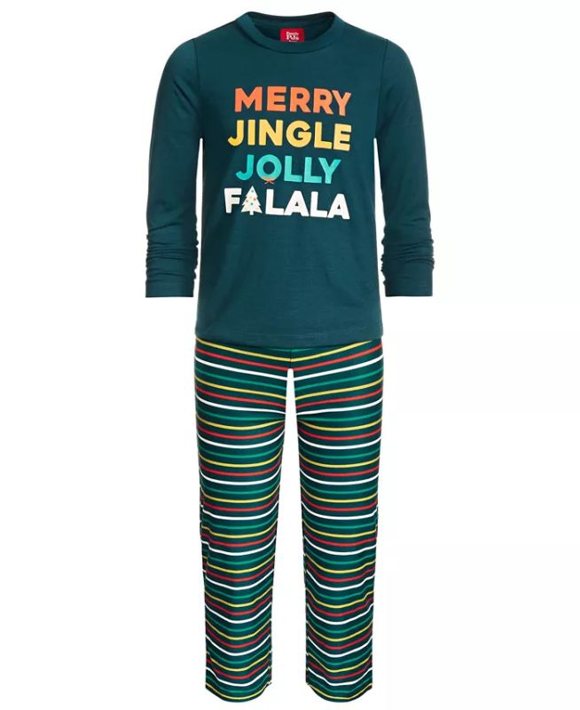 Photo 1 of SIZE XS 4/5. Matching Kid's Merry Jingle Mix It Family Pajama Set, Created for Macy's. Snuggle up on Christmas morning in this matching pajama set!
Search 'Family Pajamas Merry Jingle' to see matching styles for the whole family. Elastic waist. Top hits a