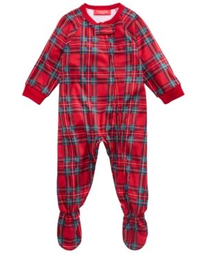 Photo 1 of SIZE 6-9 MONTH - Matching Baby Brinkley Plaid Family Pajamas, Created for Macy's, Christmas - Holidays