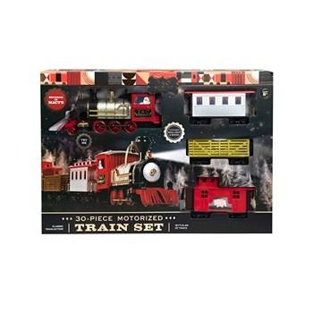 Photo 2 of FAO Schwarz Train Set Motorized with Sound 30 PC, Red, Size: ONE SIZE
4 Unique train cars/ sound effects, light-up- battery operated