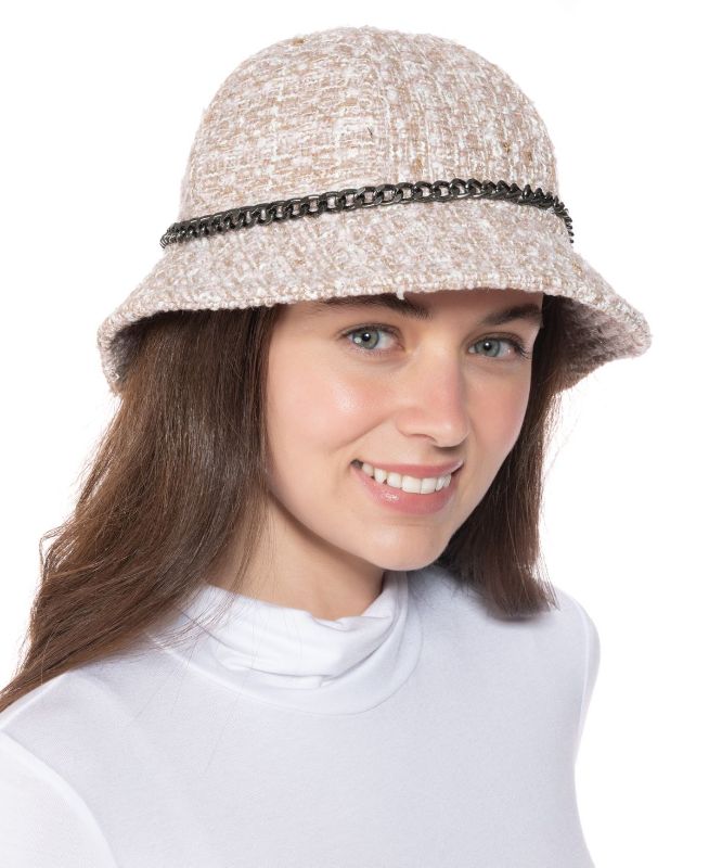 Photo 1 of INC International Concepts Women's Chain Trim Cloche Hat