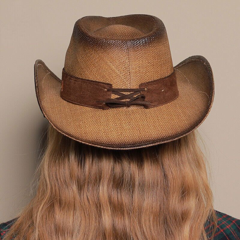 Photo 2 of Epoch Hats Company Cowboy Hat with Floral Trim Band and Stud