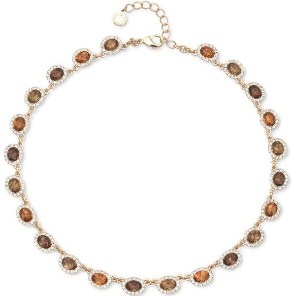 Photo 1 of Charter Club Crystal Topaz Collar Necklace, 17" + 2" extender, Created for Macy's