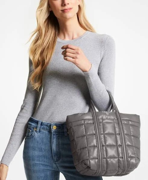 Photo 1 of Michael Kors Stirling Small Grab Tote One Size Heather Grey