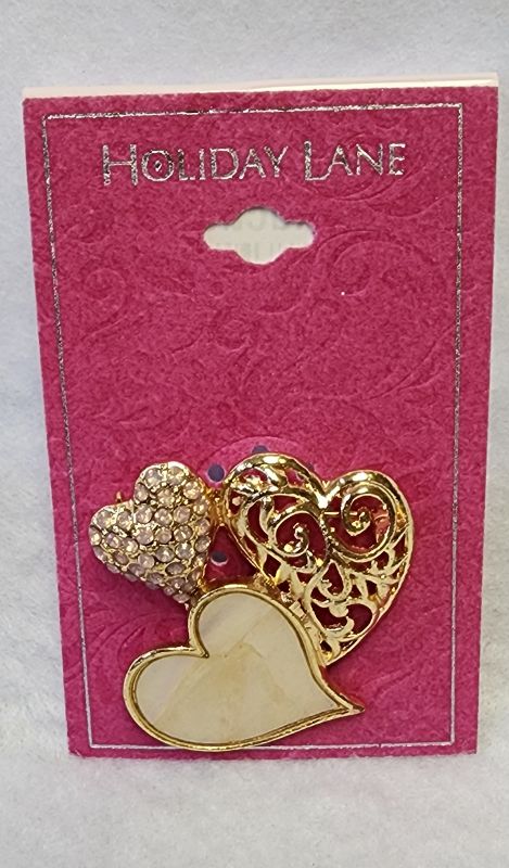 Photo 1 of VALENTINE DAY  Gold-Tone Pavé Heart, Created for Macy's