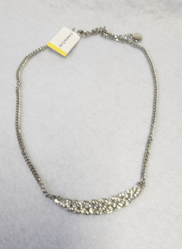 Photo 1 of CHARTER CLUB SILVER TONE NECKLACE