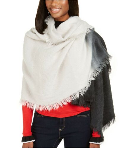 Photo 1 of DKNY Woven Ombré Scarf, Gray