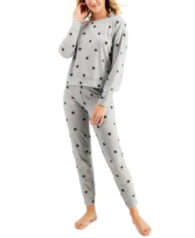 Photo 1 of SIZE XSMALL JENNI Long Sleeve Waffle Pajama Top And Jogger Set