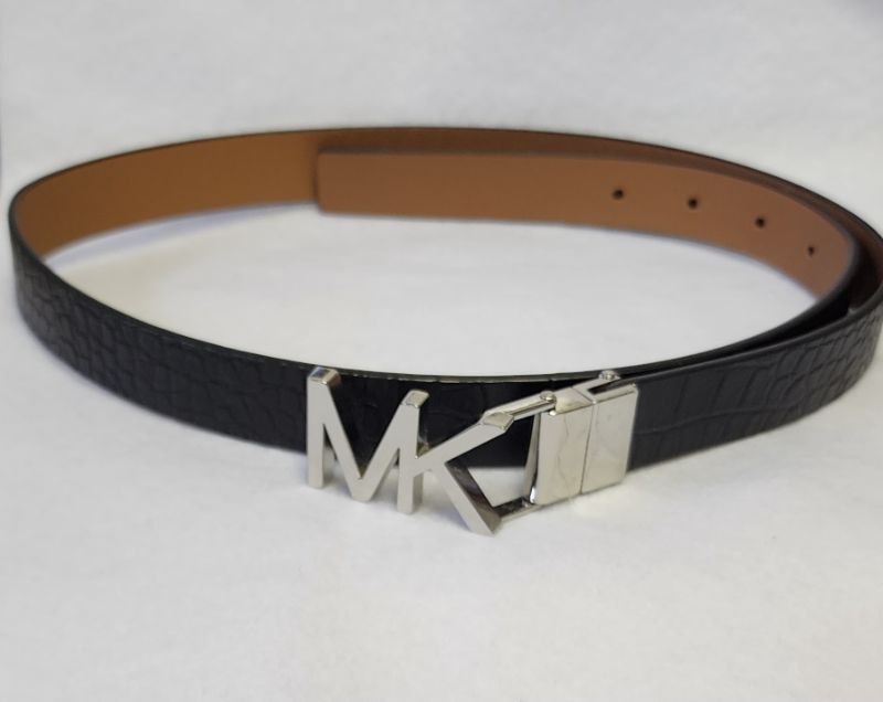 Photo 1 of SIZE M ? MICHAEL KOORS WOMEN'S BLACK AND SILVER BELT