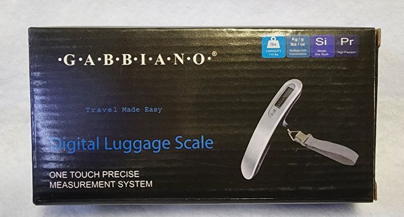 Photo 1 of GABBIANO DIGITAL LUGGAGE SCALE - CAPACITY 110LBS