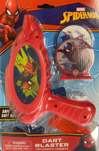 Photo 1 of Spiderman Dart Gun Blaster Safe Soft Darts with 2 Targets - Marvel