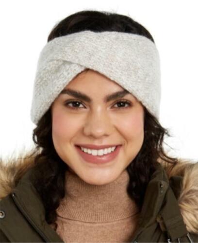 Photo 1 of DKNY Ivory Fleece-Lined Headband, One Size