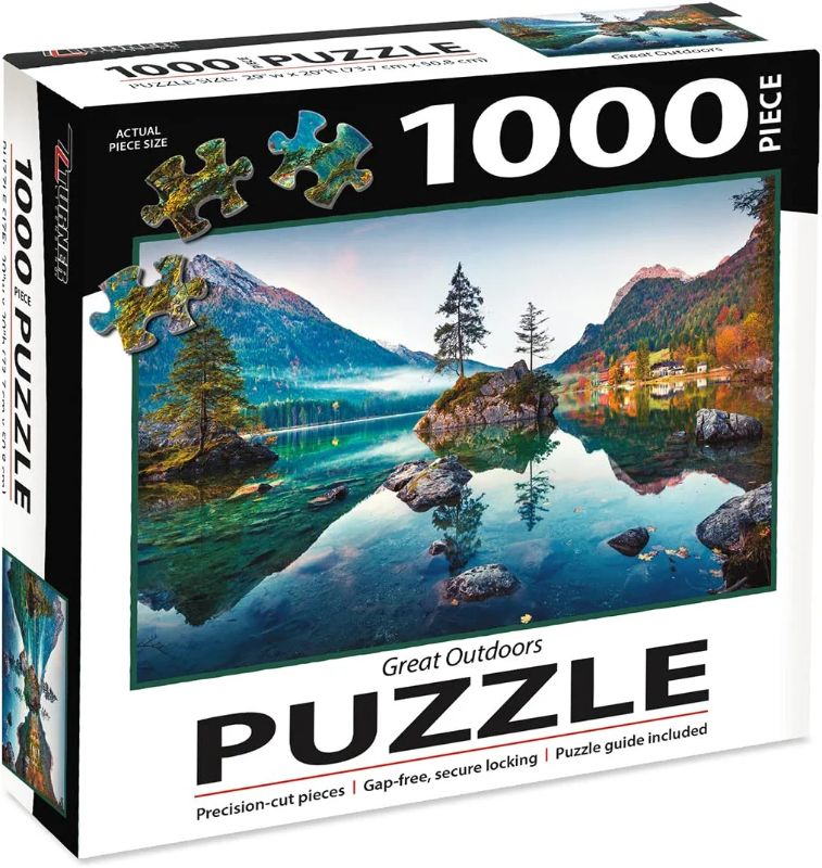 Photo 1 of Turner Photographic Great Outdoors Puzzle - 1000 Pc Large Puzzle art guide 14.5x10"