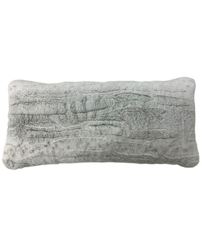 Photo 1 of Truly Soft Snow Lumbar Decorative Pillow, 14 x 30 Gray