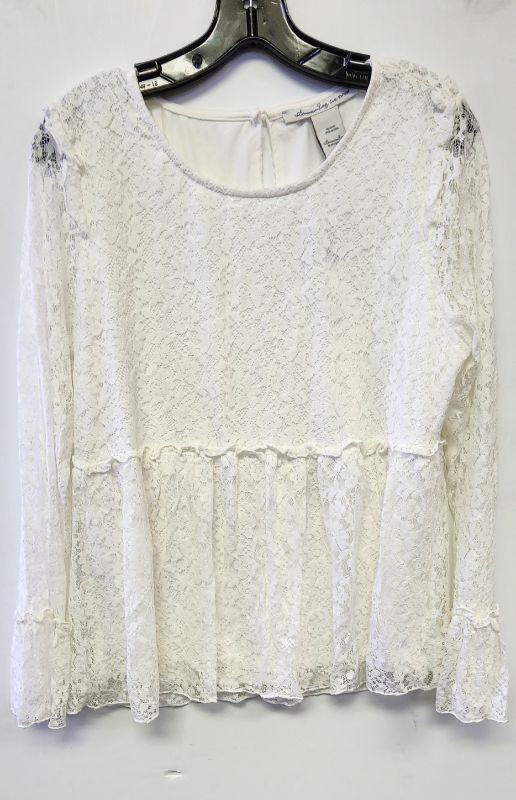 Photo 1 of SIZE XXL JUNIOR AMERICAN RAG LACE IVORY TOP