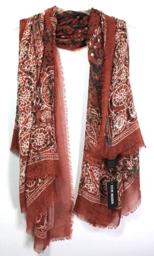 Photo 1 of STEVE MADDEN Bandana Square Scarf Henna