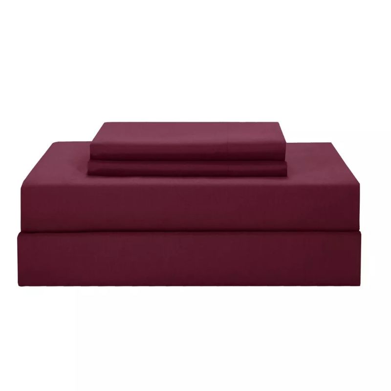 Photo 2 of KING SIZE Chic Home Hannah 10-Pc. Comforter Set Collection - Burgundy
Includes: comforter, 2 pillow shams, 2 decorative pillows, 1 breakfast pillow, 4pc sheet set