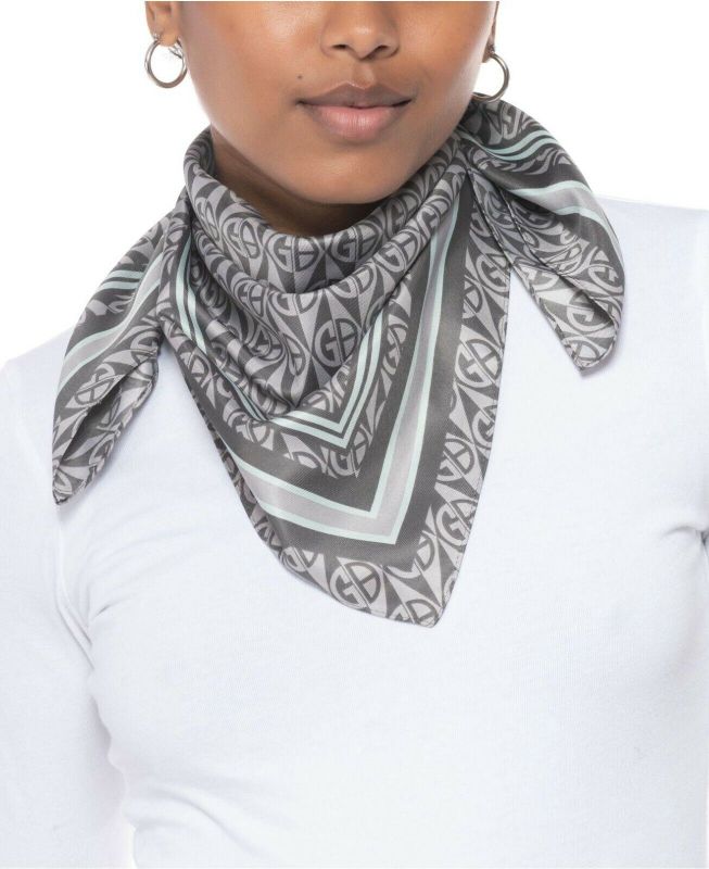 Photo 1 of Giani Bernini Women's Logo Diamond Print Bandana Scarf, One Size