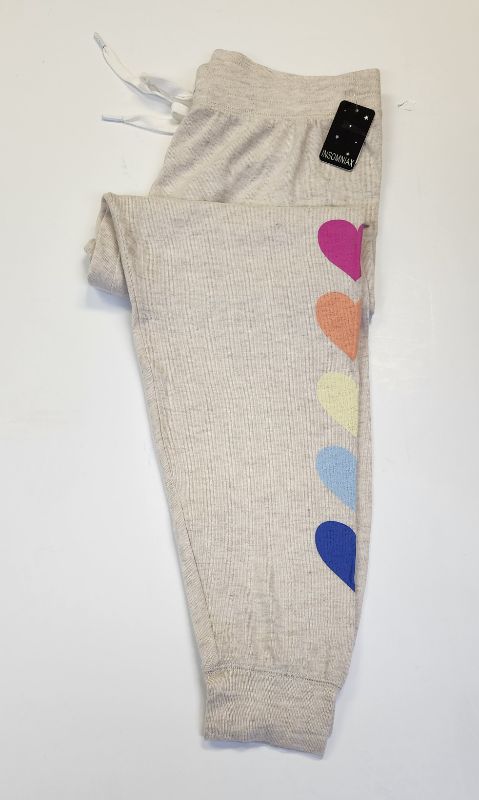 Photo 1 of SIZE S INSOMNIAX WOMEN'S JOGGER/PJ PANTS- MULTI COLOR HEARTS