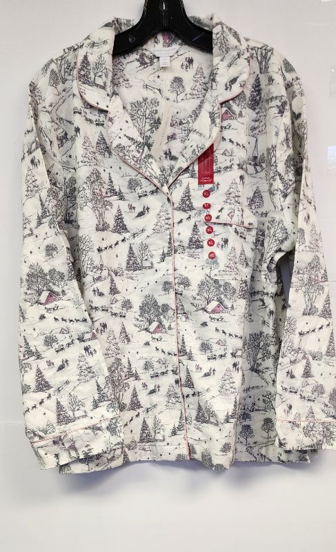 Photo 1 of SIZE XL CHARTER CLUB WOMEN'S FLANNEL SLEEP TOP 