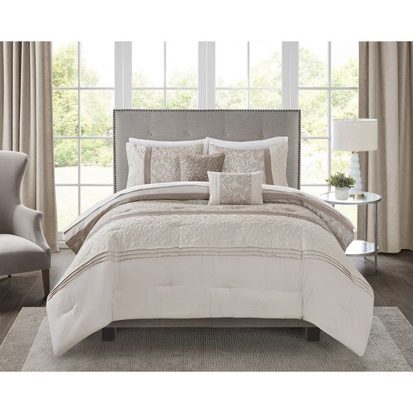 Photo 1 of QUEEN SIZE ADDISON PARK Durham Collection 100% Polyester Printed 9pcs Comforter Set
Includes: Comforter, 2 shams, 2 decorative pillow and 4pc sheet set 