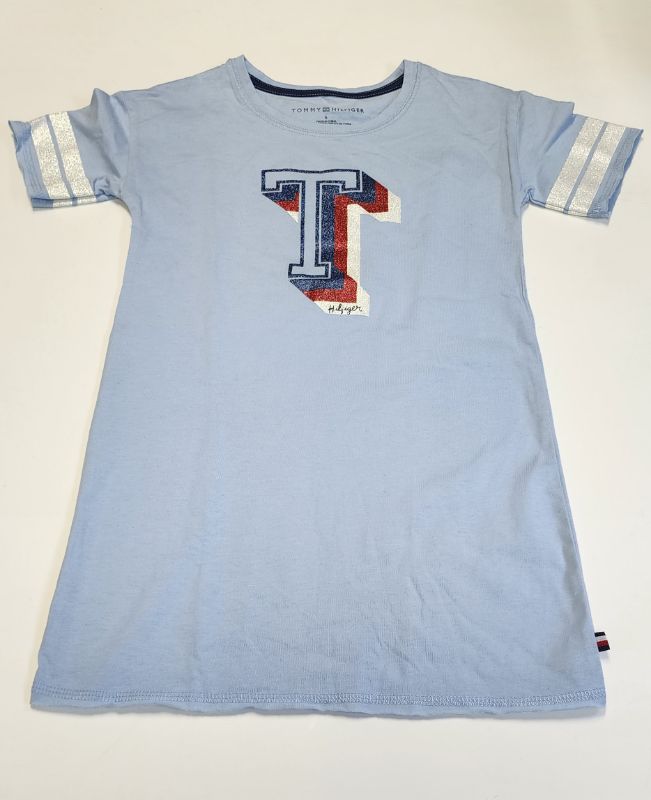 Photo 1 of SIZE 6 TOMMY HILFIGER GIRL VARSITY STYLE DRESS COTTON BLEND