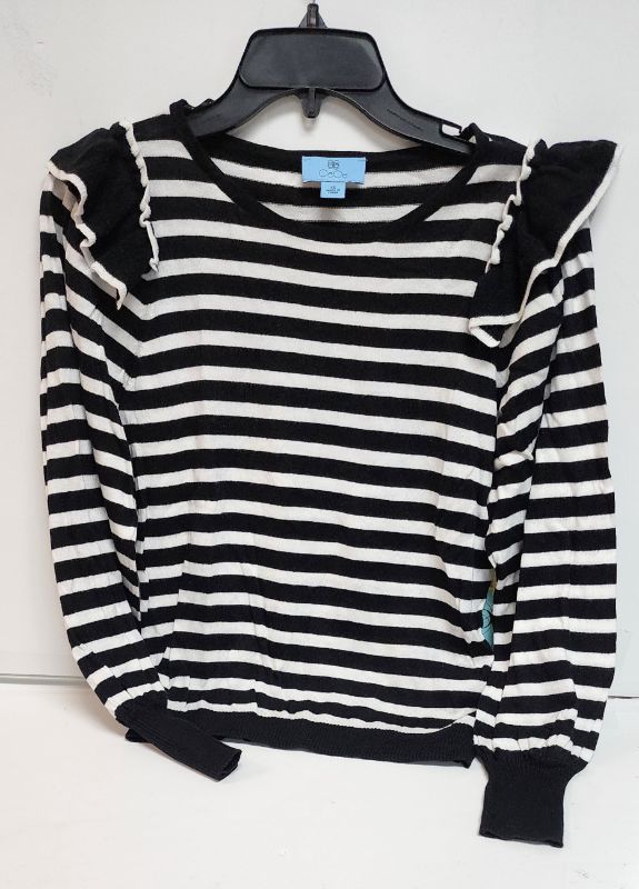 Photo 1 of SIZE XS CECE WOMEN'S LONG SLEEVE STRIPE TOP