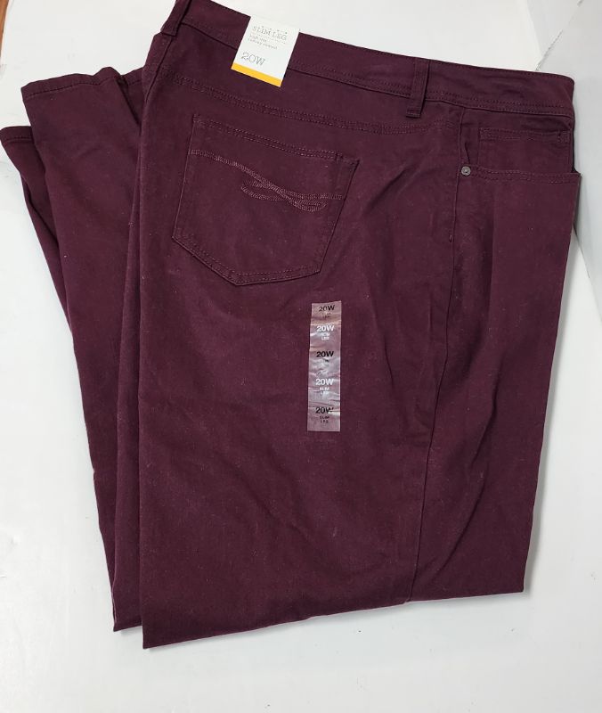 Photo 1 of PLUS SIZE 20W STYLE & CO WOMEN'S SLIM LEG /TUMMY CONTROL/ HIGH RISE PANTS